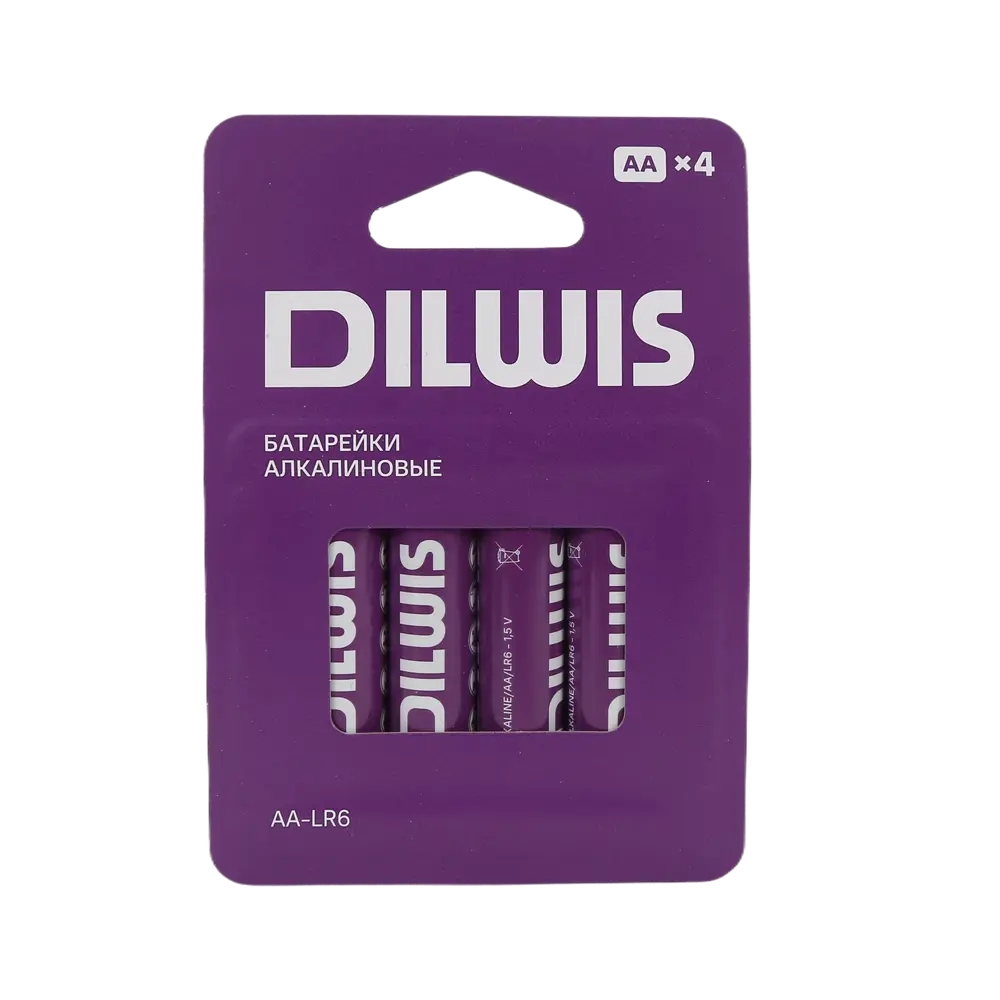 Батарейка алкалиновая DILWIS LR06 AA 4 шт STLM-2160458