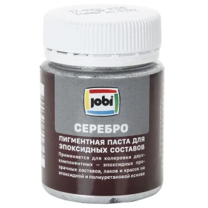 Пигментная паста Jobi для эпоксидных составов 40 мл цвет серебро