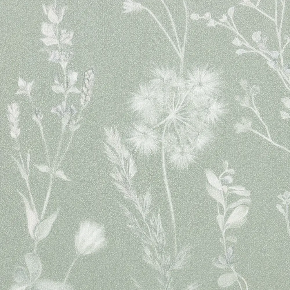 Erismann Marta: флизелиновые обои с растительным узором в зелёной гамме 89427123 STLM-1565822 - Вид №1