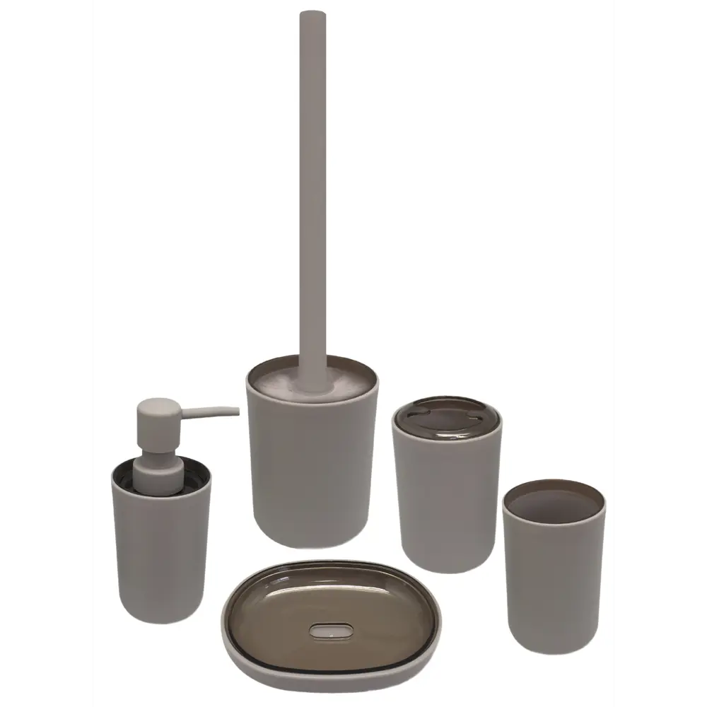 Мыльница настольная Vidage «Parma» пластик цвет бежевый STLM-2074478 - Вид №1