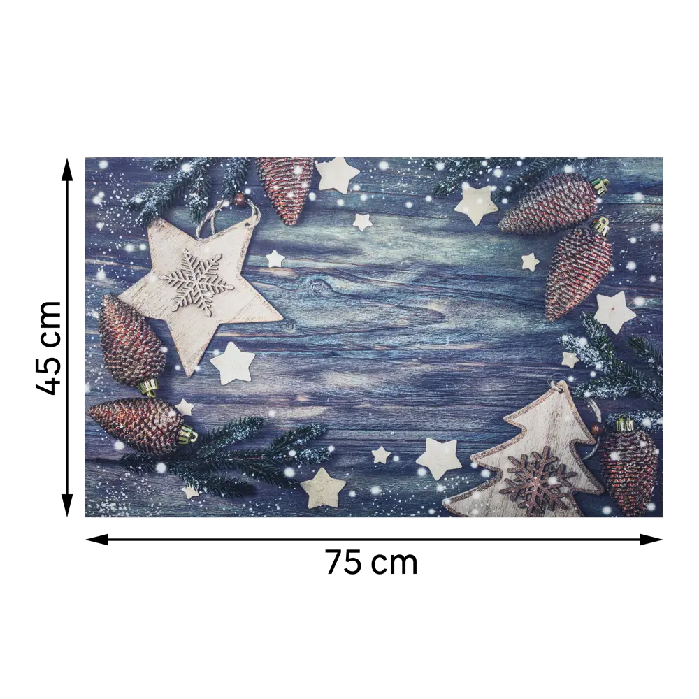 Коврик NY Stars 45x75 см резина INSPIRE STLM-2134172 - Вид №2