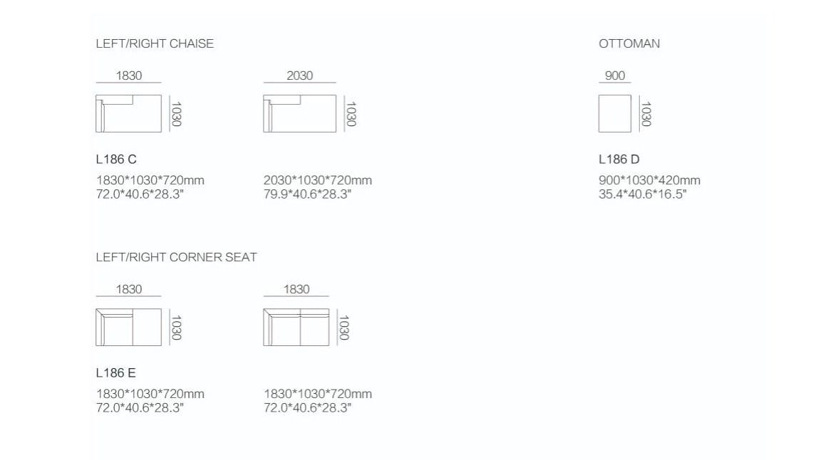 Кожаный диван HC28 maison LAN ARCH-00036309 - Вид №3