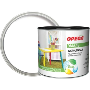 Эмаль акриловая Ореол матовая цвет белый 1.9 кг 84439802 STLM-2021091