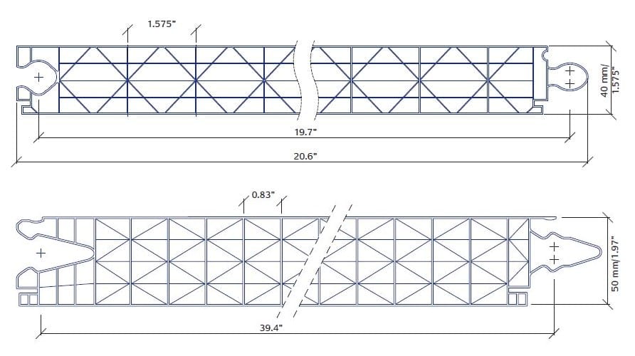 Альвеолярный лист поликарбоната Polyvantis Строительные системы LEXAN™ ARCH-00102505 - Вид №15