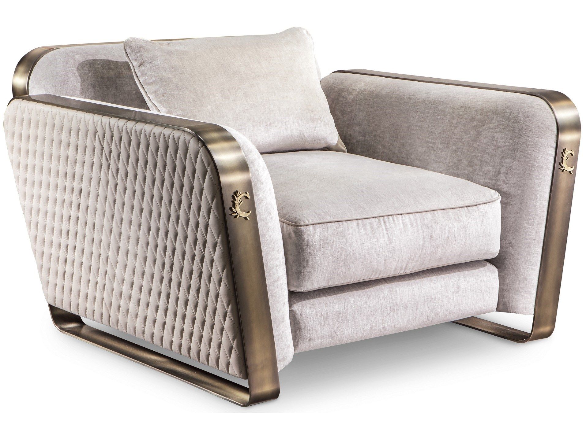 Бархатное кресло с подлокотниками Cantori Путешествие ARCH-00122845 - Вид №4