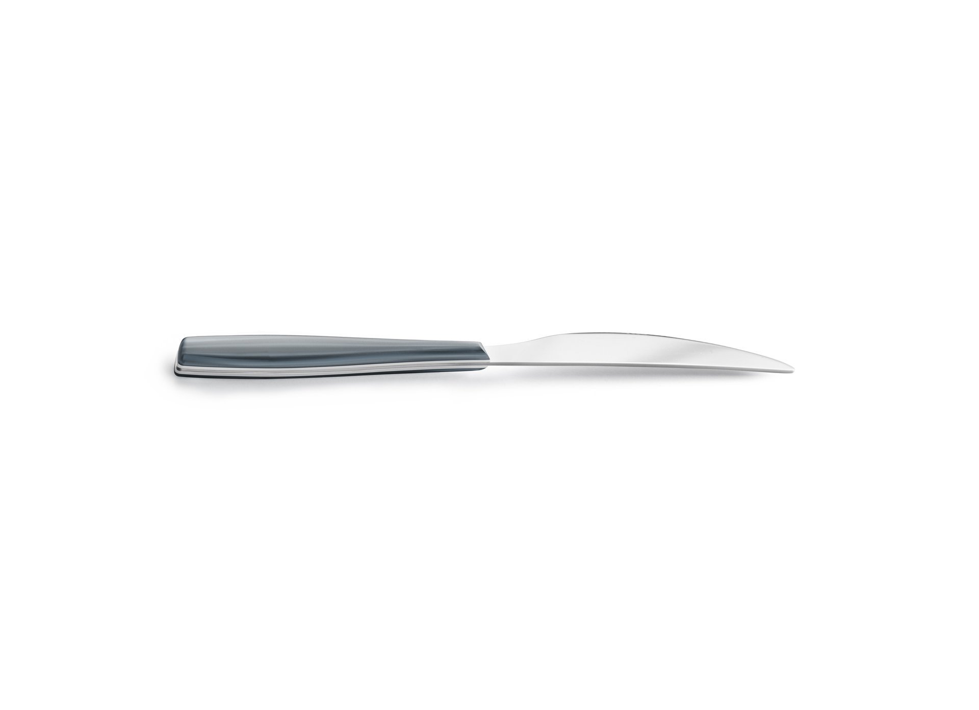 90142945 Нож столовый WAVE с пластиковой ручкой серый 7506_8 2 шт STLM-0115892 EME POSATERIE