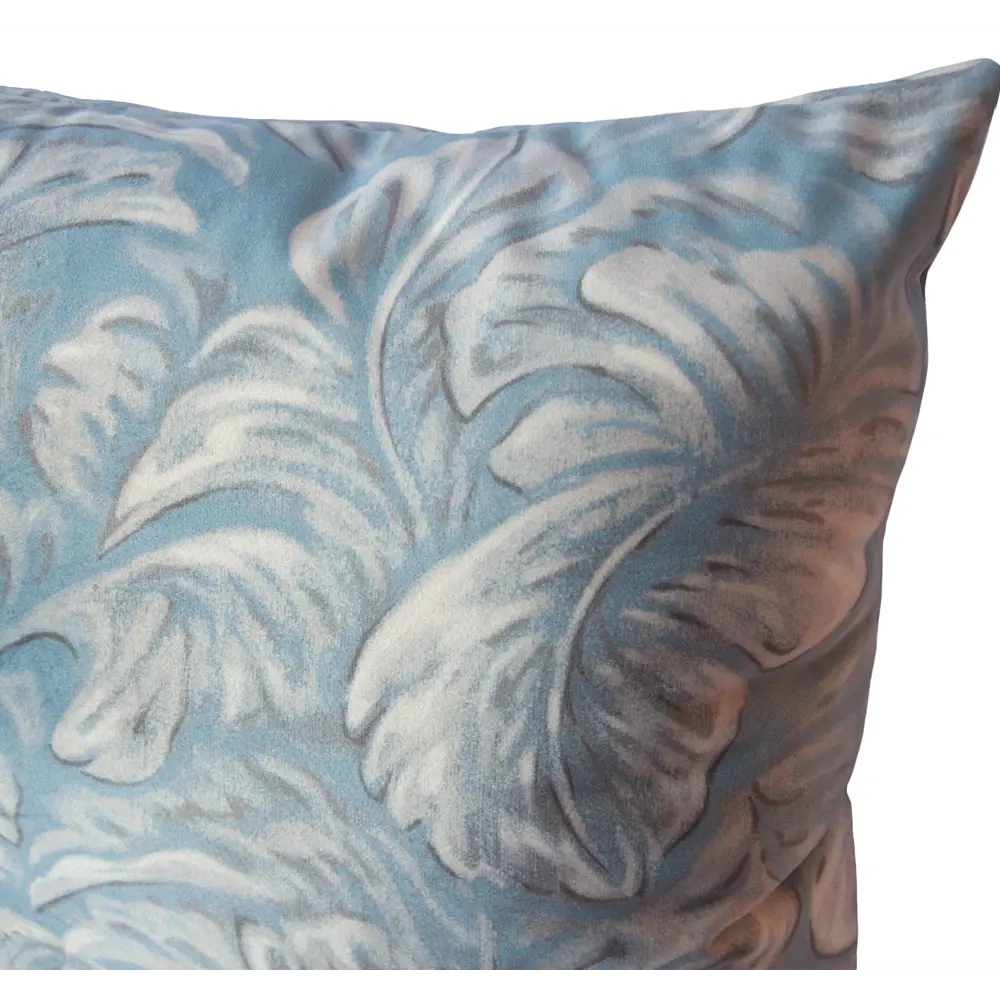 Подушка Seasons Inula бархат 45x45 см цвет голубой 84391951 STLM-2003375  - Вид №2