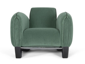 Тканевое клубное кресло с подлокотниками