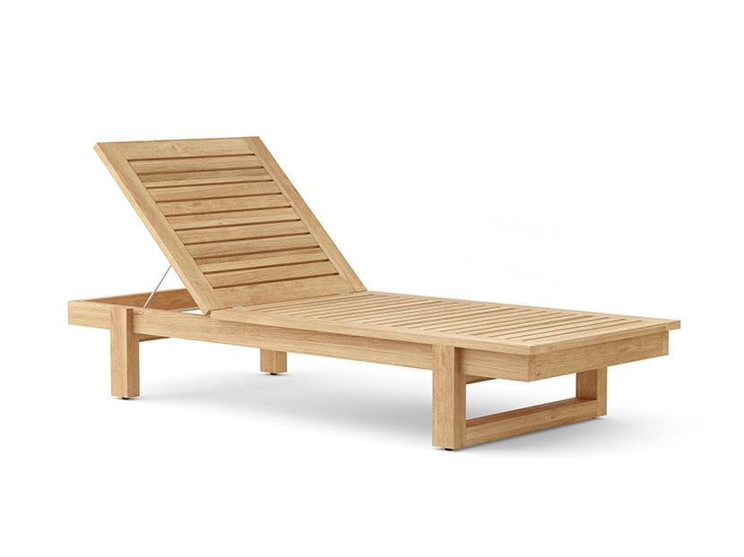 Садовая кровать с откидной спинкой из тикового дерева Walters Resort ARCH-00058640 - Вид №3