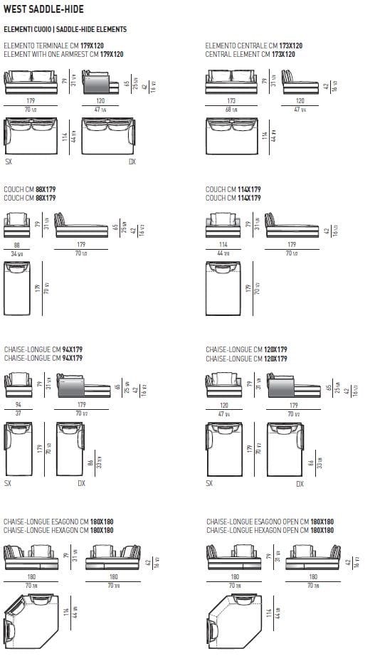 Модульный угловой диван из ткани Minotti ARCH-00085023 - Вид №10