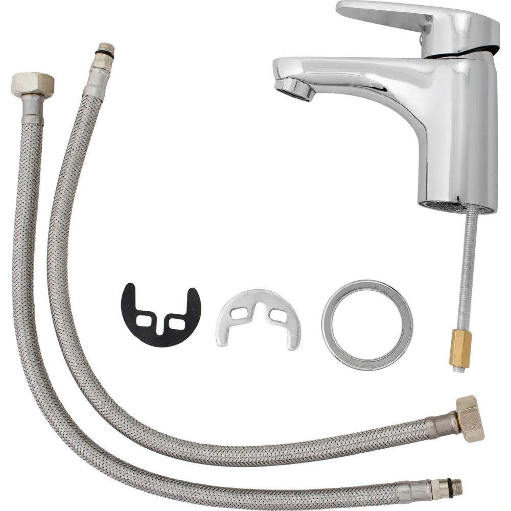 Смеситель для раковины Terni однорычажный цвет хром ESKO STLM-2199845 - Вид №2