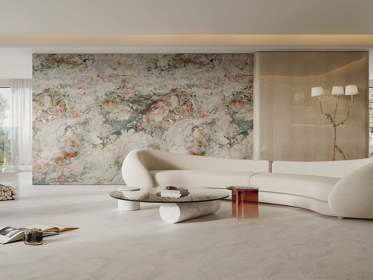 Мраморный пол / покрытие GANI MARBLE TILES FOUR SEASONS ROSA ARCH-00117486