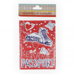 35676 Обложка для паспорта из ПВХ ( 13.3 x 19.1 см) "Диско" Феникс-Презент