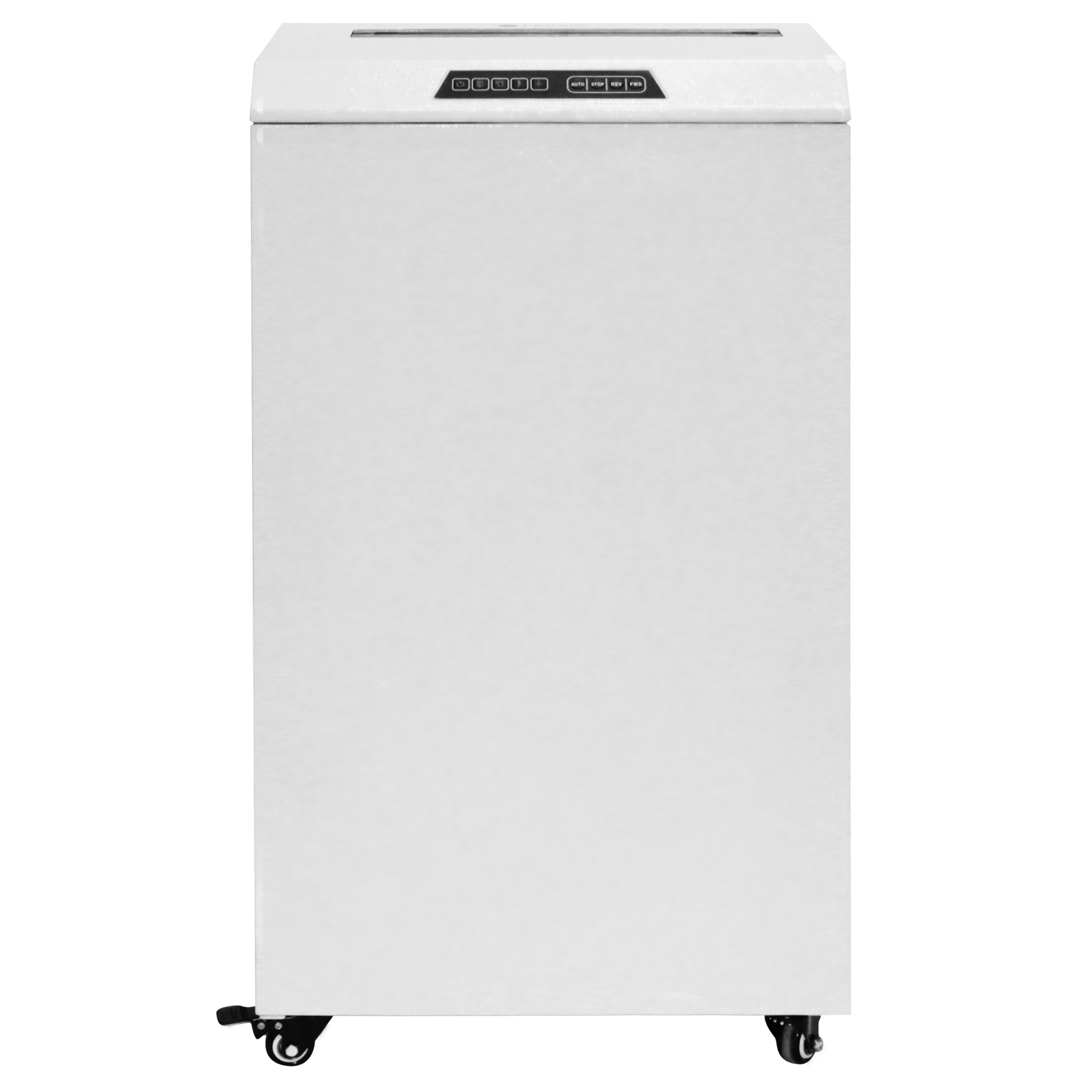 УО90-2 Уничтожитель документов , din p-2 (2 ур-нь секр.), полоса 3,9мм, 36-39 лист (70г/м2), cd/пл.карты/скрепки/скобы, 90 литров Гелеос Santreyd  - Вид №3