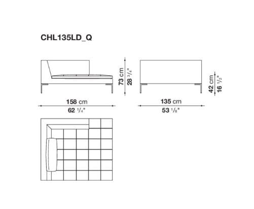 Модульный тканевый диван B&B Italia Charles Large ARCH-00081886 - Вид №6
