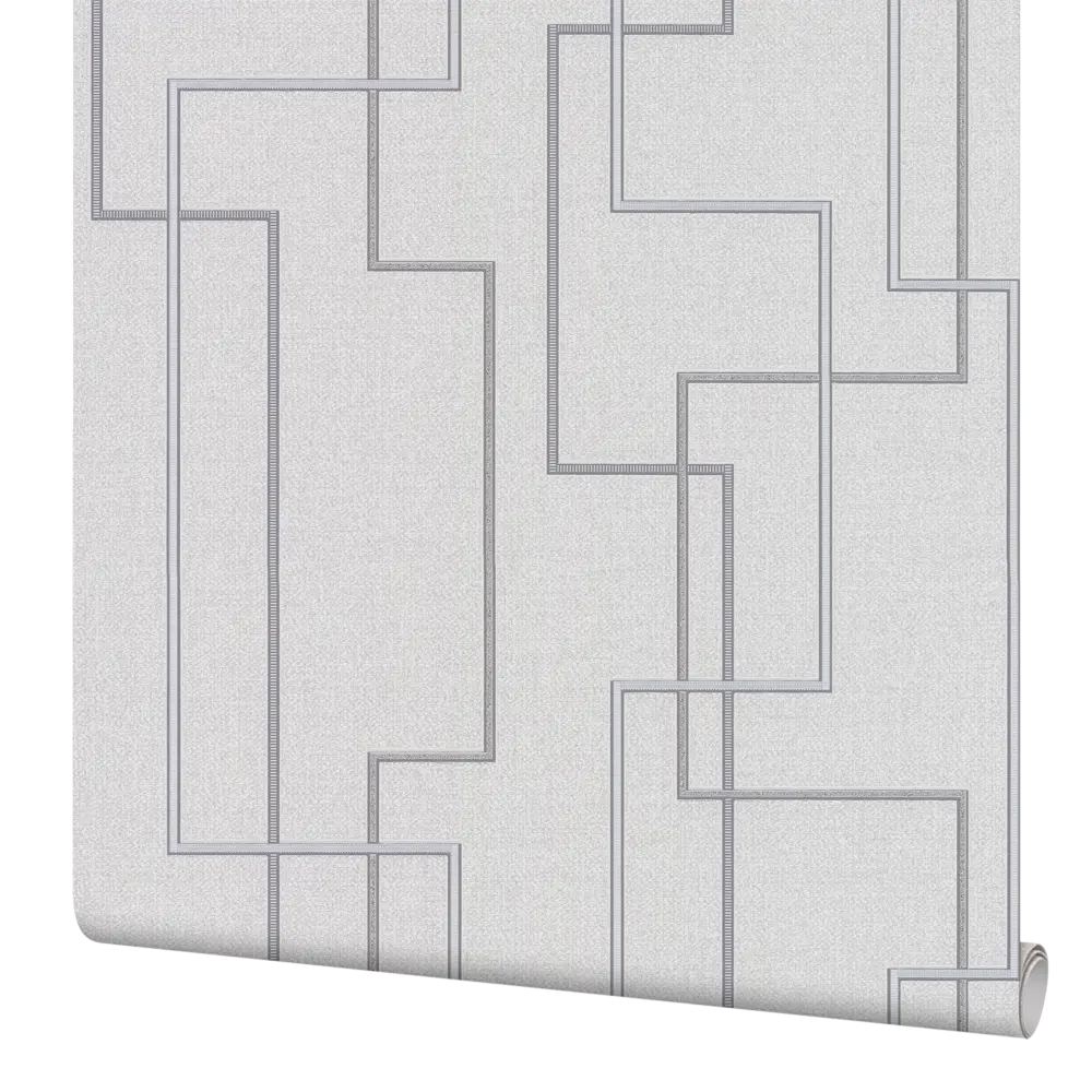 Обои виниловые Palitra Home Протект-Линия светло-серые 0.53 м HC11070-14a STLM-2000569