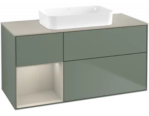 Villeroy&Boch Тумба под раковину Прямоугольная версия F703HHGM Finion Olive Matt Lacquer