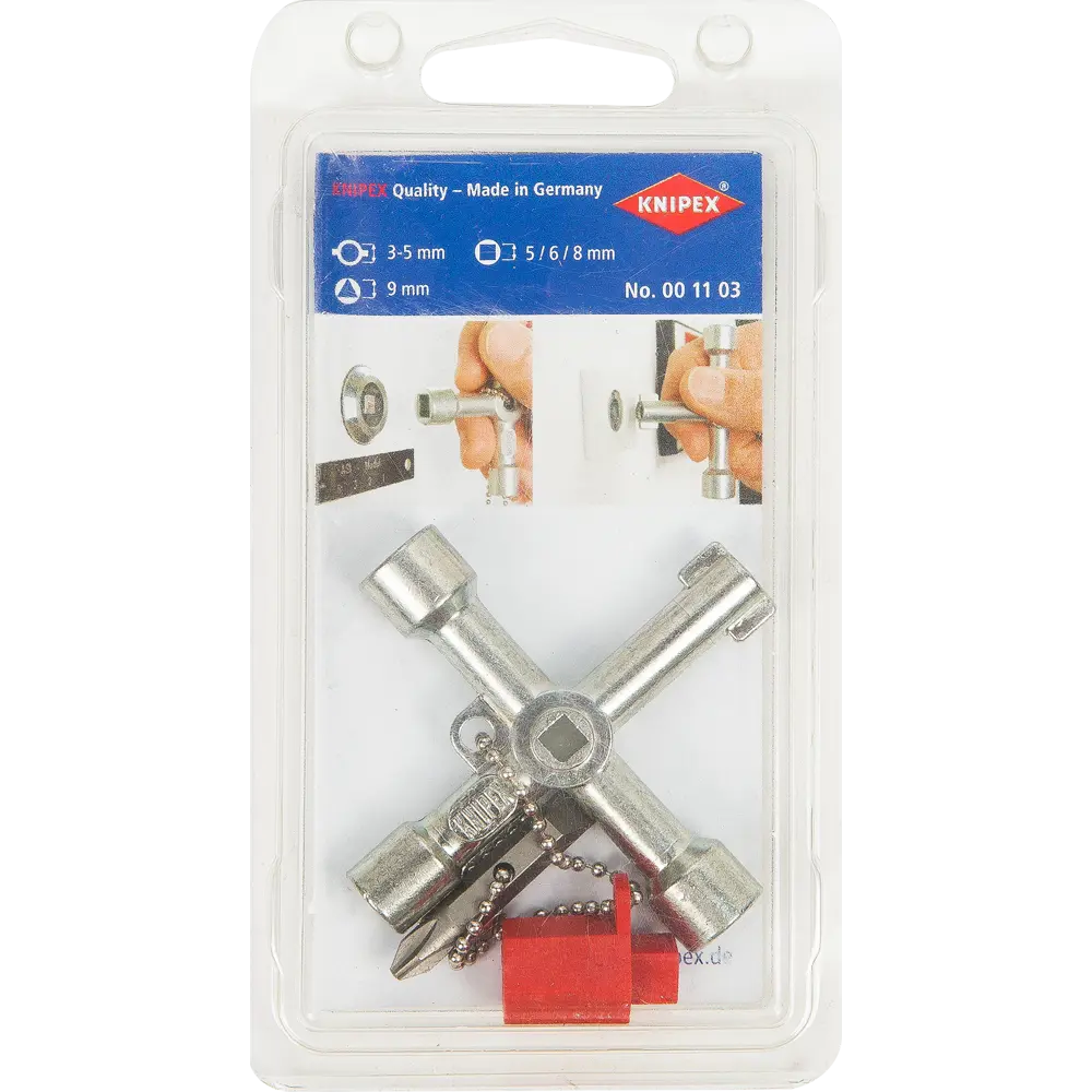 Ключ для электрошкафов Knipex 76 мм STLM-2112129 - Вид №3