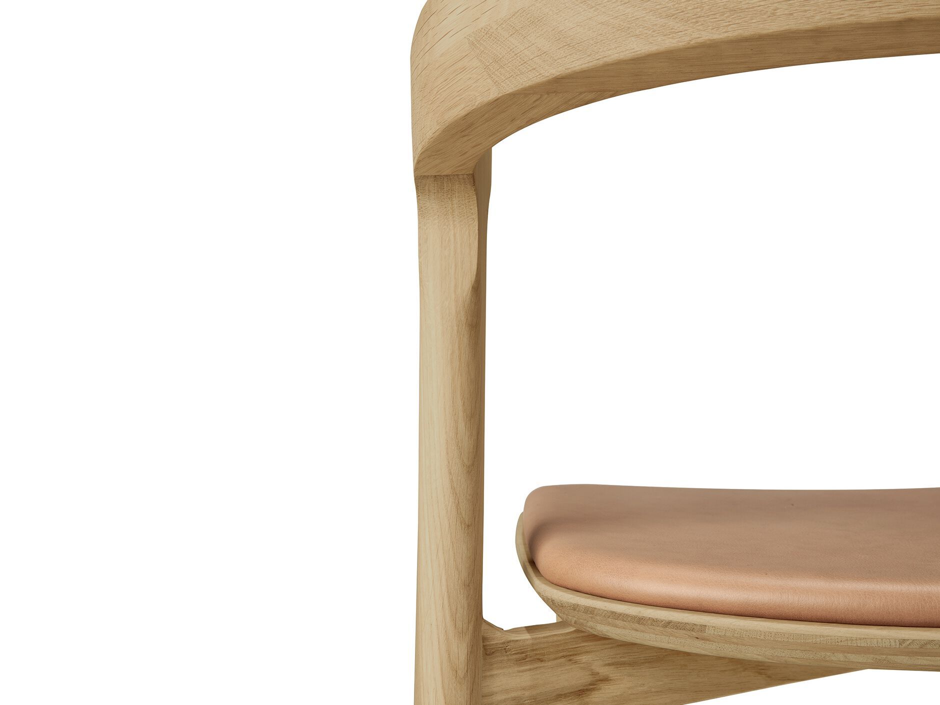 Дубовый стул с мягким сиденьем Ethnicraft Bok ARCH-00148288 - Вид №5