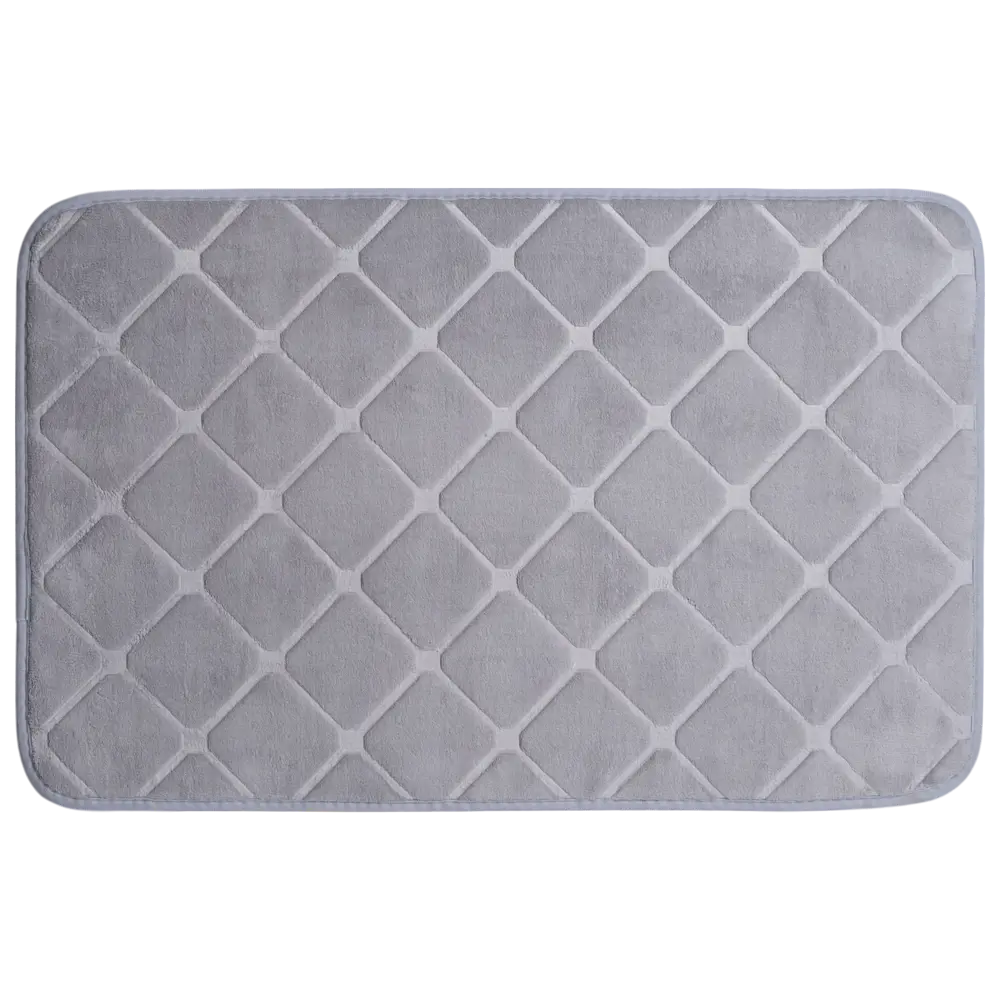 Коврик для ванной VIDAGE Ларго — уют и комфорт в серых тонах 89373801 STLM-1565153