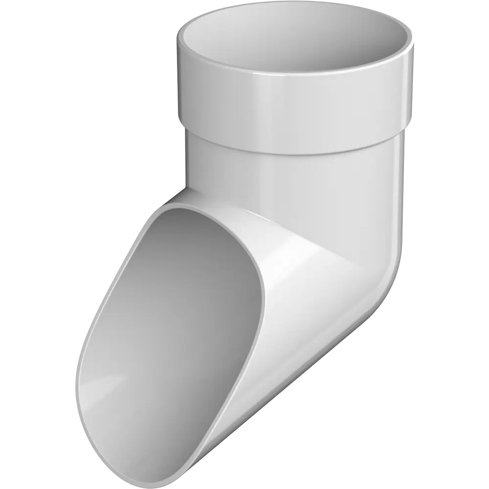 Слив трубы Технониколь Оптима 120x80 мм белый STLM-2151028