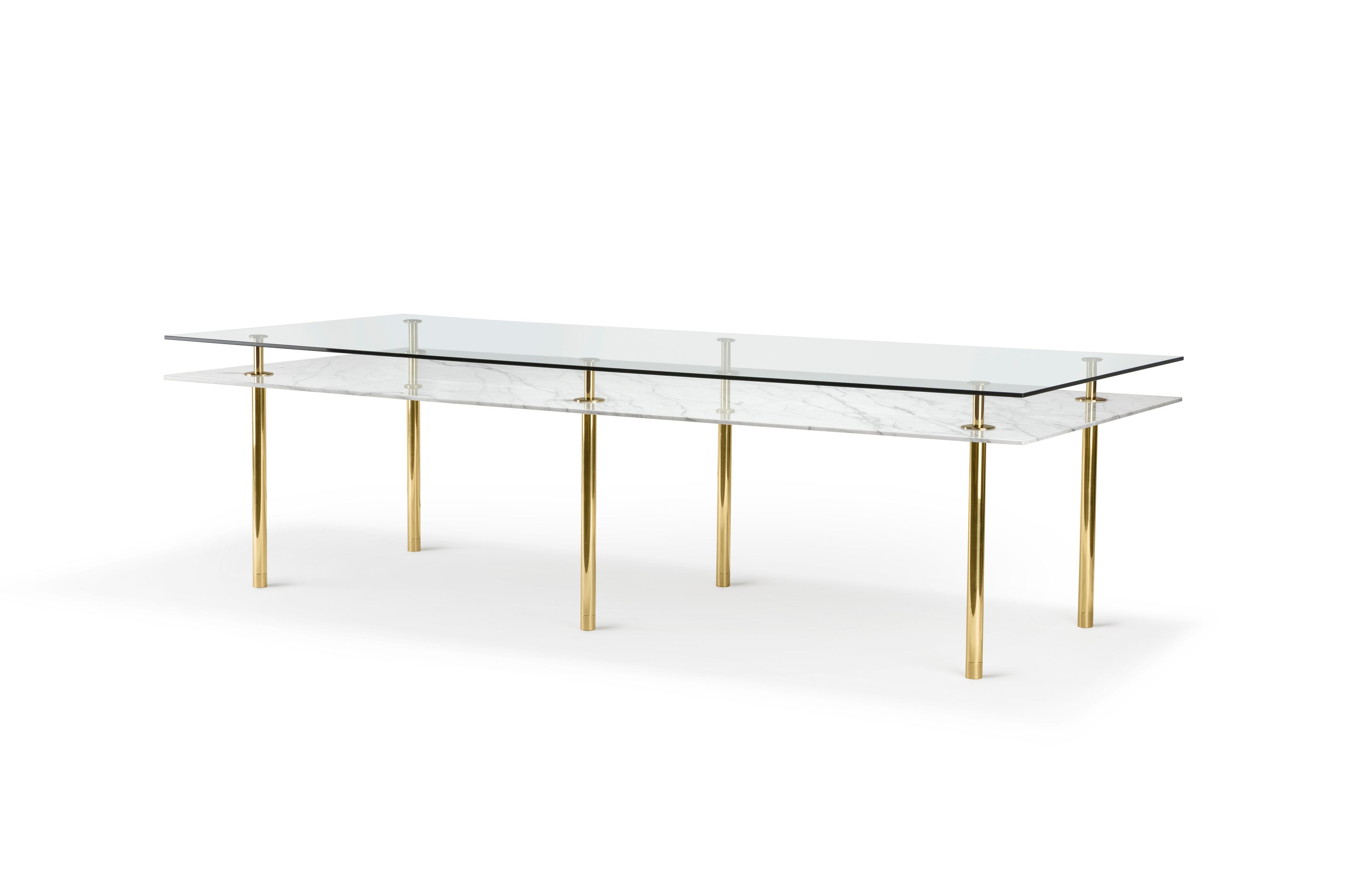 Прямоугольный мраморный стол GHIDINI1961 Ножки ARCH-00097529 - Вид №3