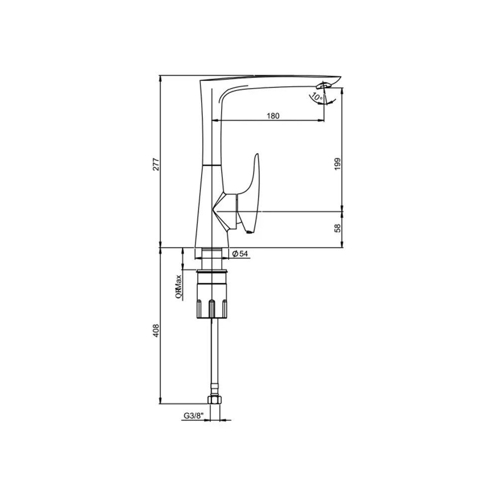 Смеситель для раковины Paini Verona VRCR572KM однорычажный цвет хром STLM-2049391 - Вид №2