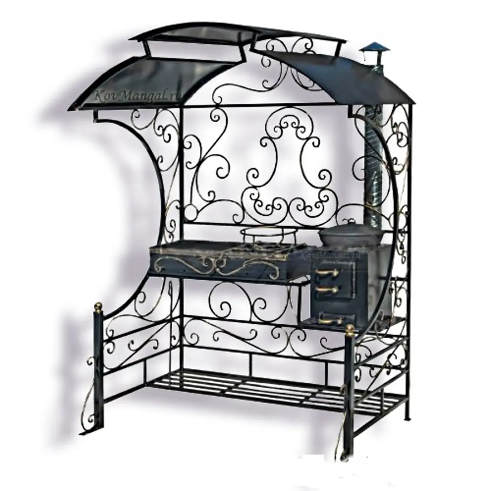 Мангал Дачный сезон Уют 110x155x220 см STLM-2072606 - Вид №1