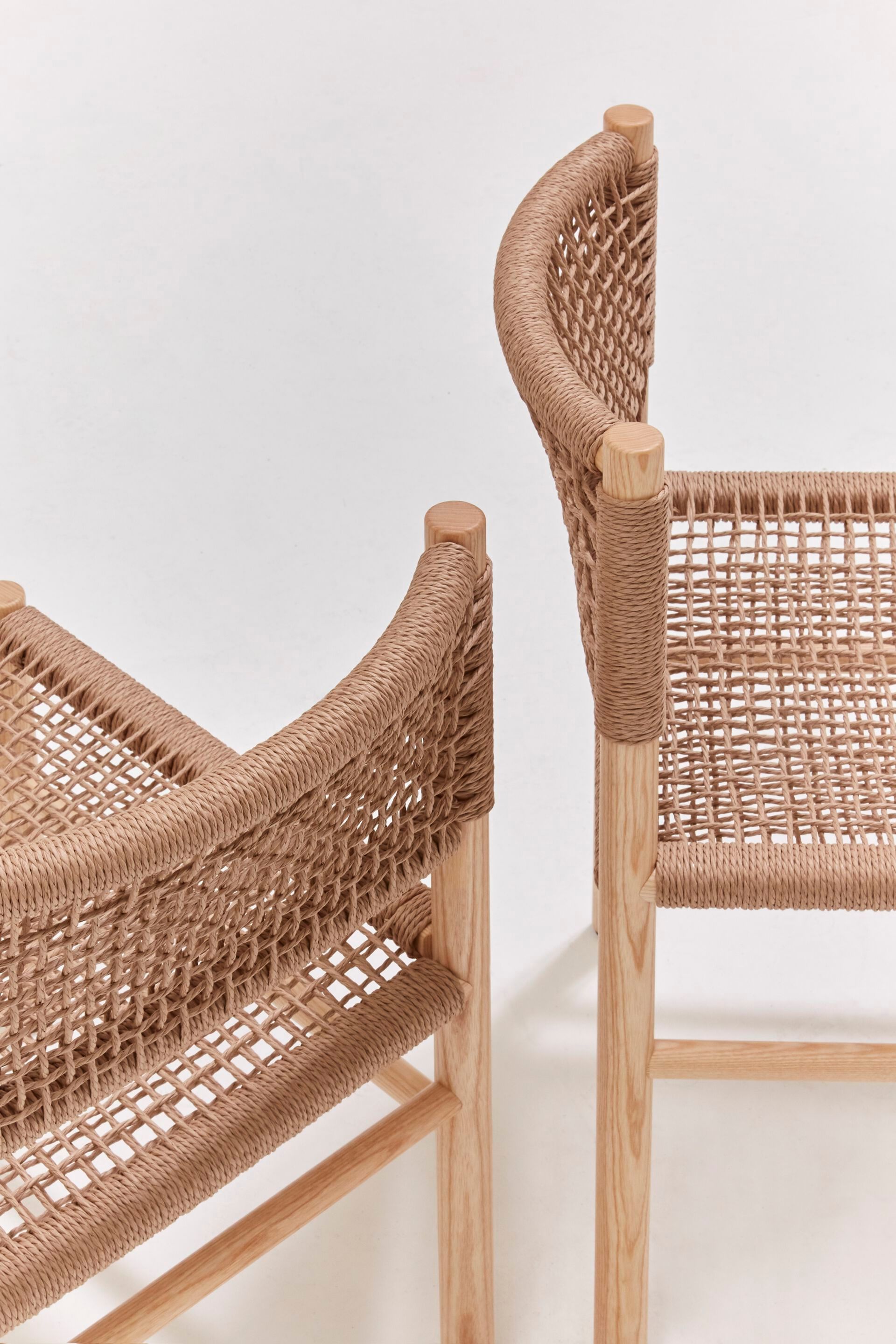 Стул из массива дерева и морской веревки Billiani Harry'S ARCH-00133900 - Вид №4