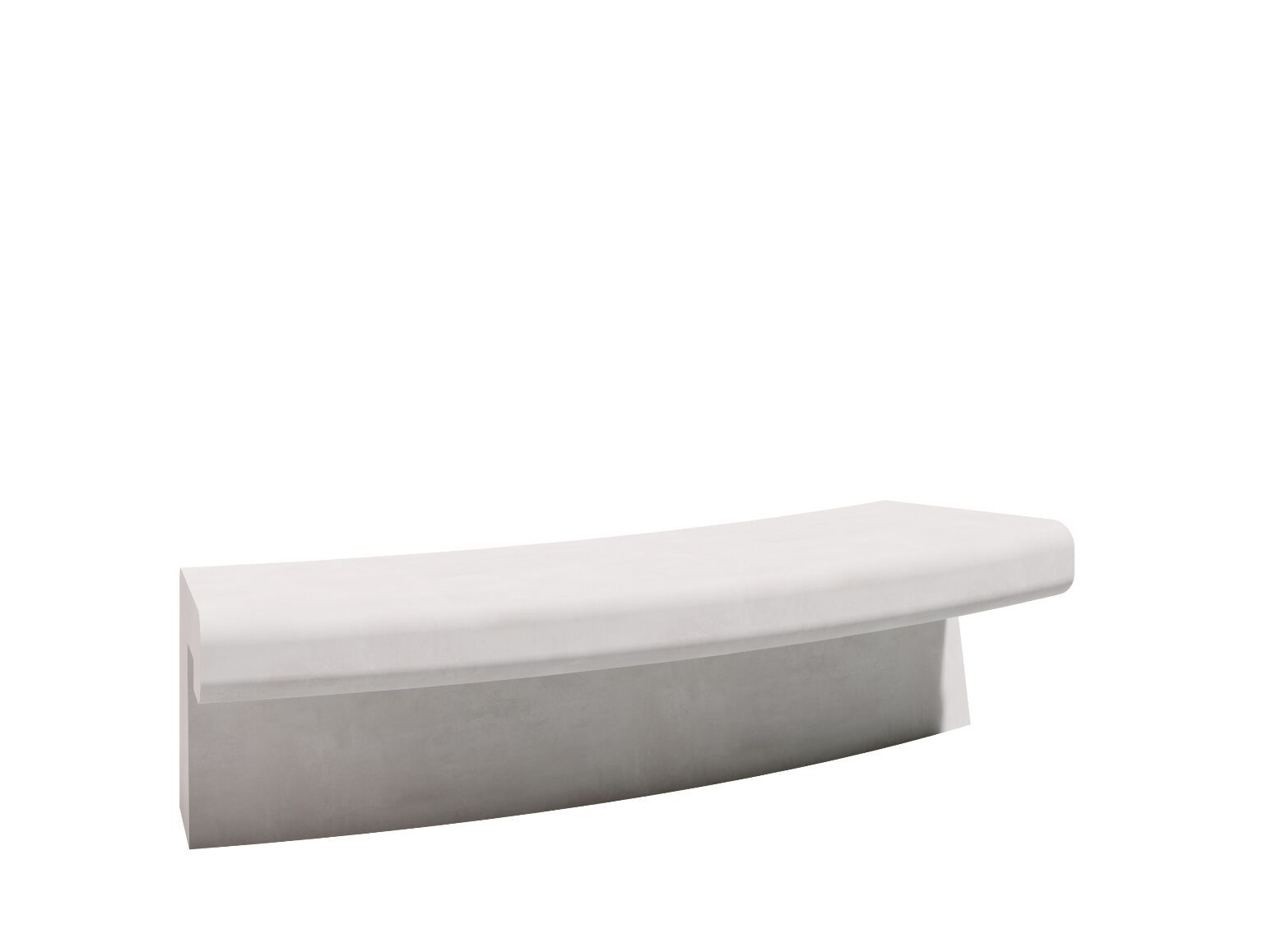 Модульная изогнутая бетонная скамья amop Benavente ARCH-00077555 - Вид №2