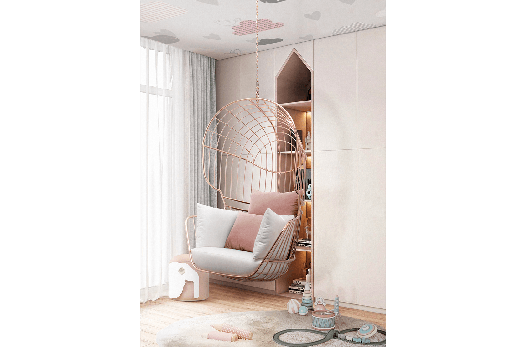 CIST532 Детское подвесное кресло Нодо Circu  - Вид №11