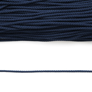 90542730 Шнур плетеный бытовой веревка хозяйственная цвет темно-синий 4мм х 200м STLM-0273258 АЙРИС