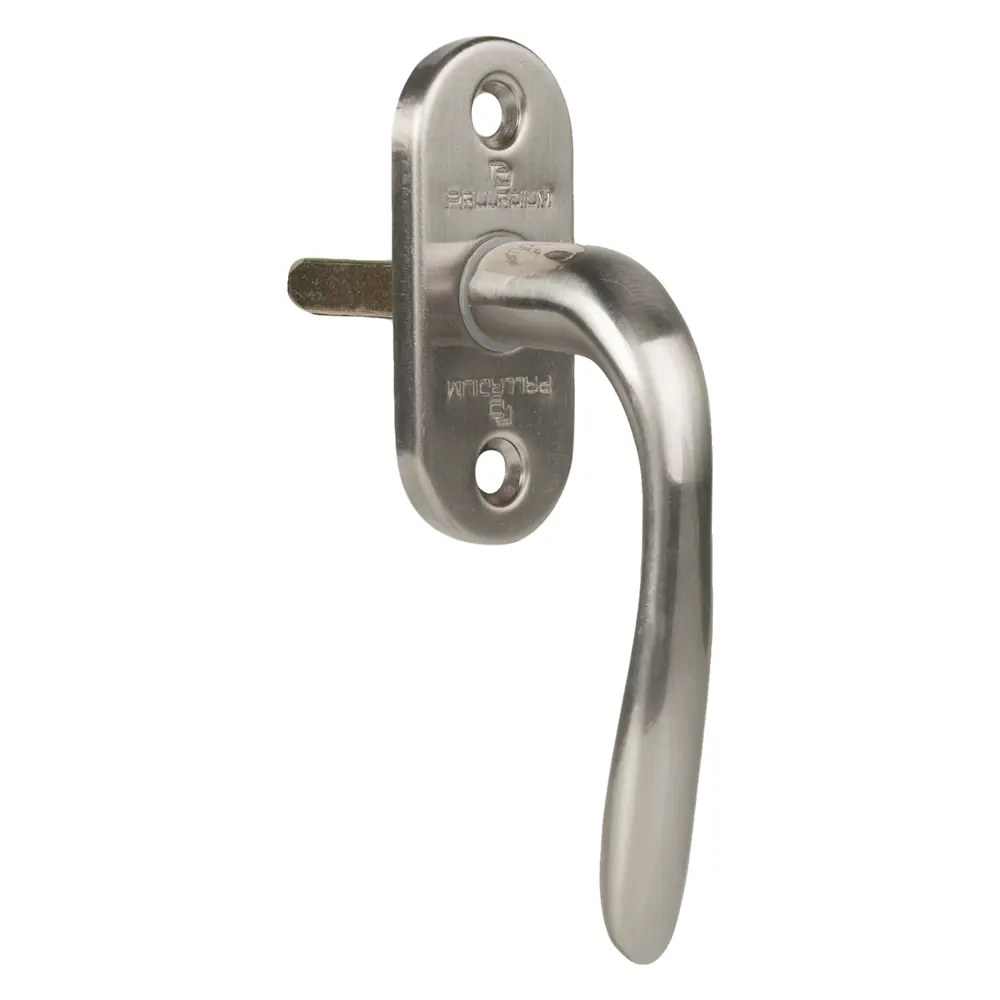 Завертка оконная Palladium Victoria PN, 60х90 мм, ЦАМ, цвет перламутровый никель STLM-2192925