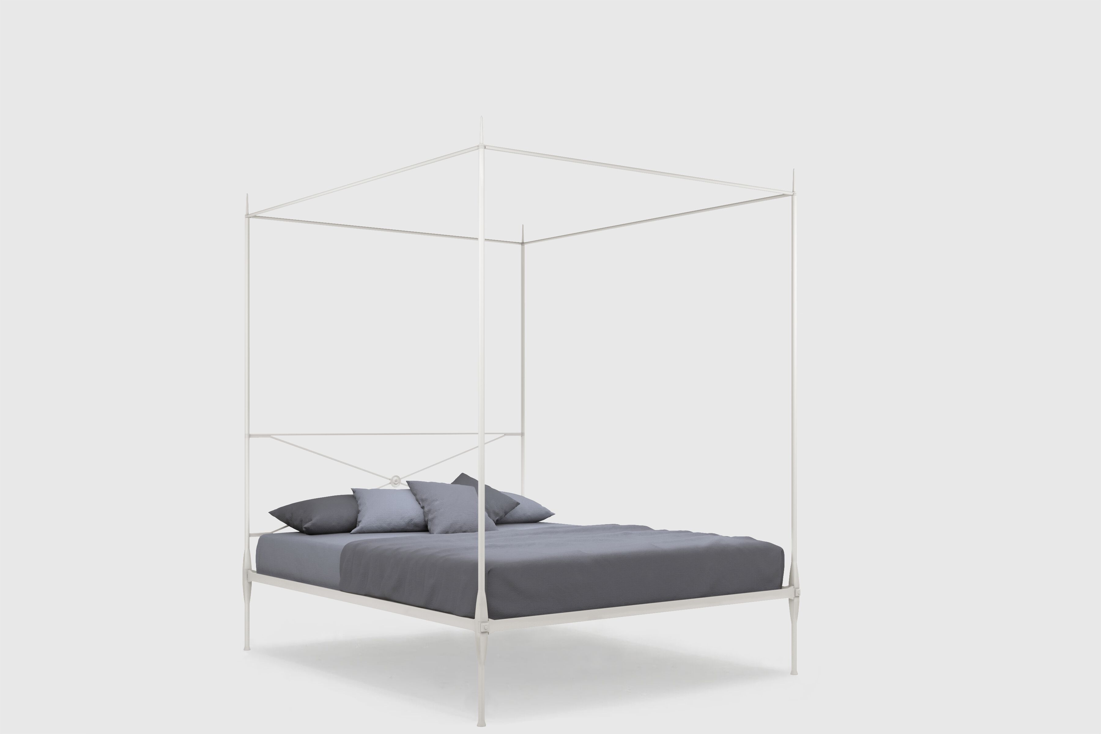 Двуспальная кровать из кованого железа с балдахином Lispi LOTTO ARCH-00121471 - Вид №3