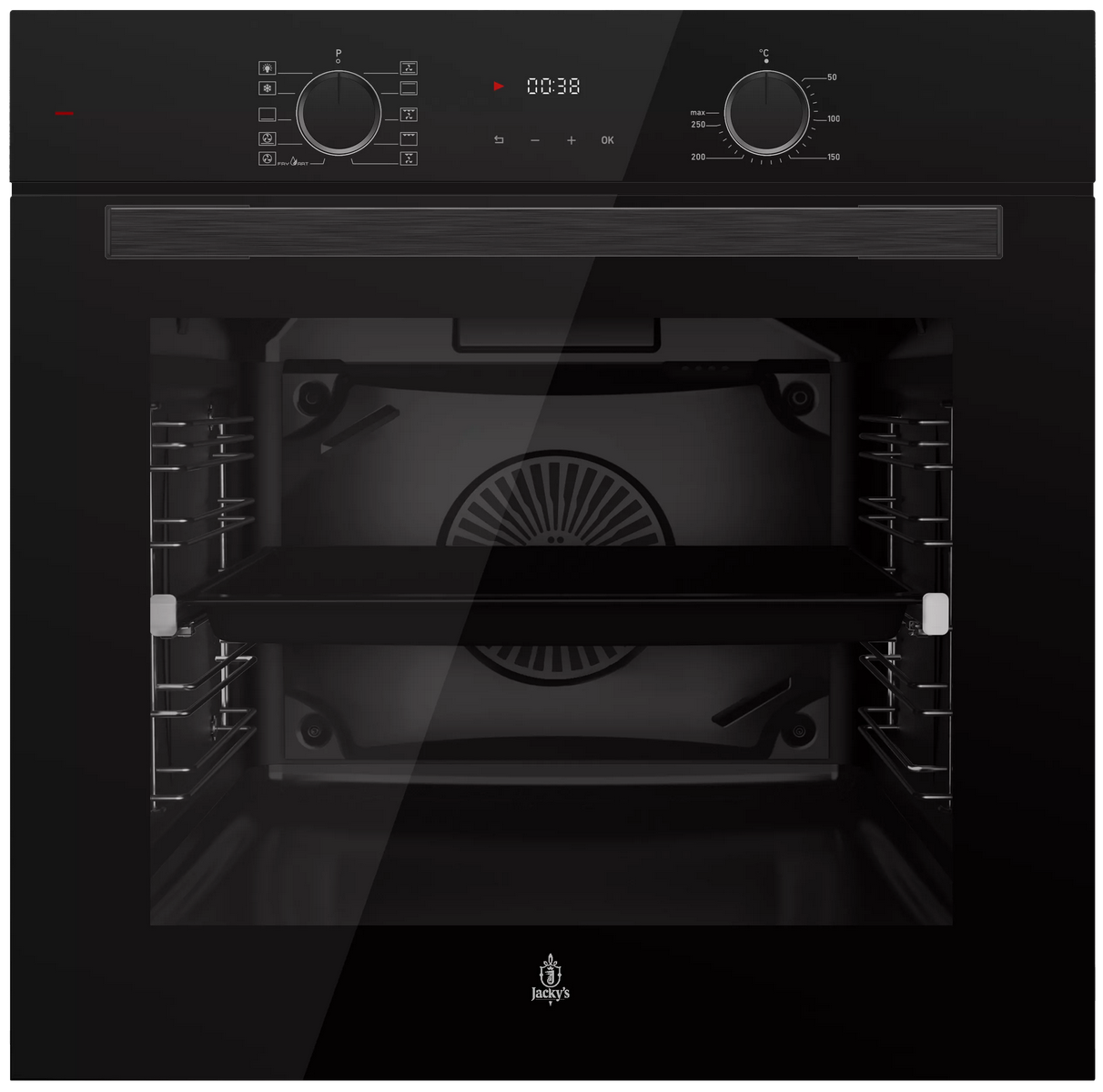 9236314 Электрический духовой шкаф Jacky's JO EN7638 черный STDN-0087927