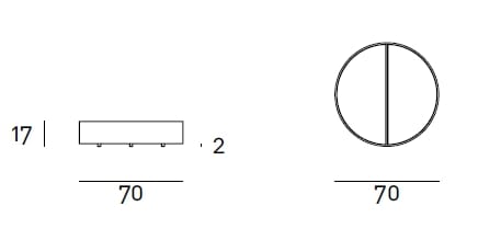 Деревянный круглый журнальный столик с отсеком для хранения Living Divani FLAP ARCH-00039798 - Вид №10
