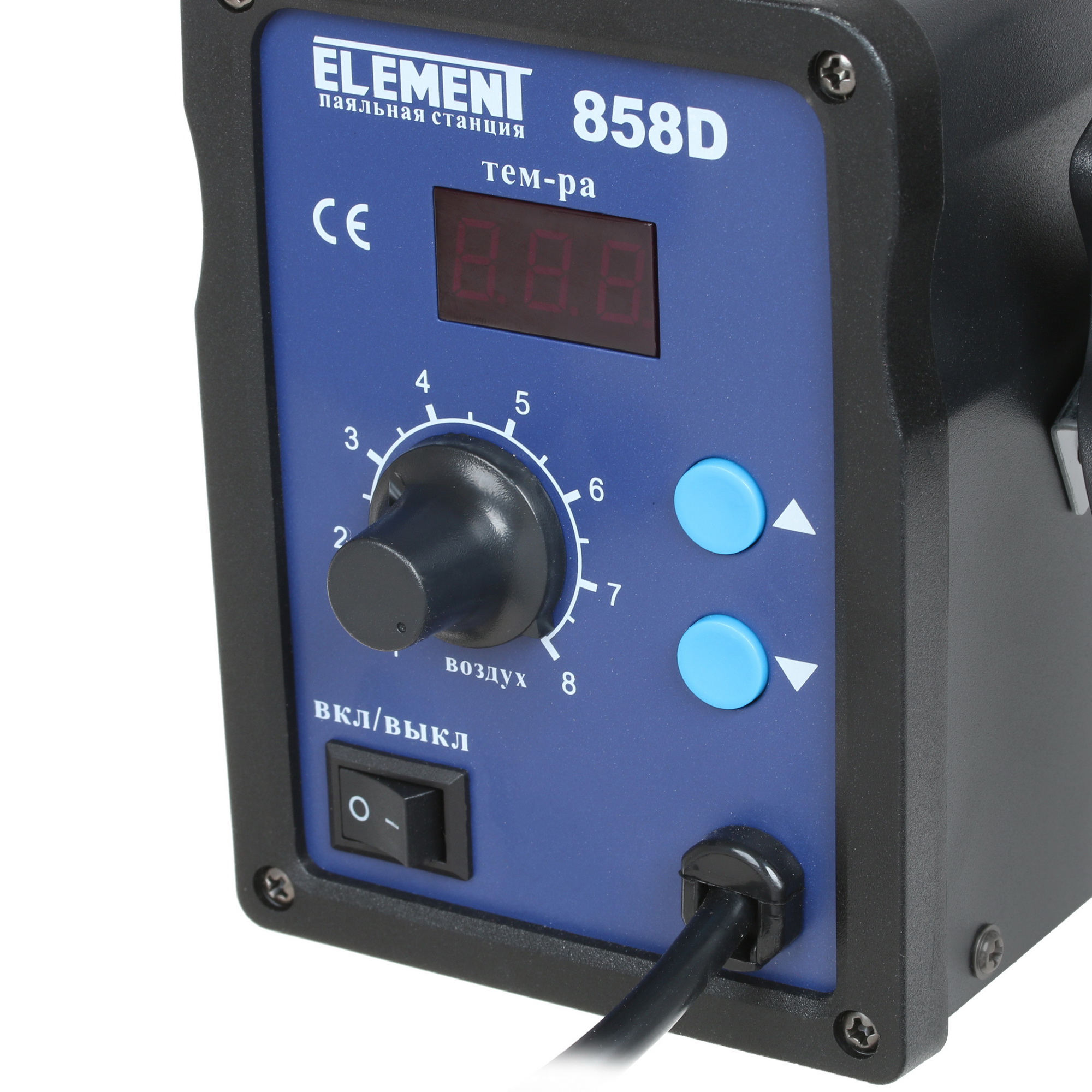 Паяльный фен ELEMENT 858D 8106295 STDN-0041318 - Вид №4