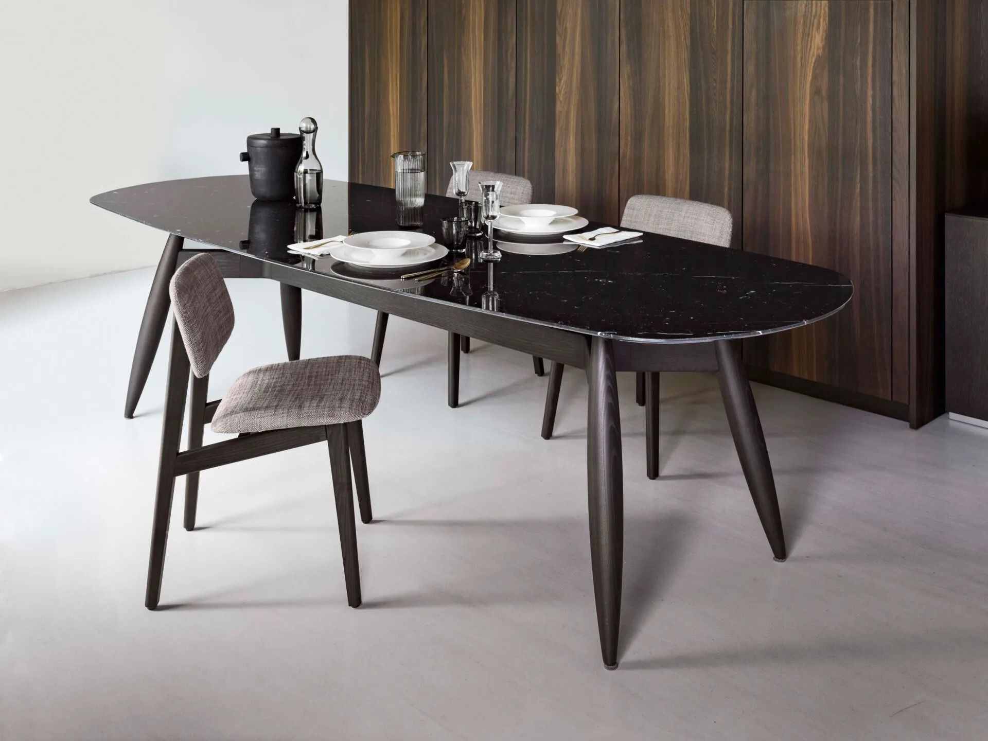 Деревянный прямоугольный стол и мраморная столешница Alf DaFrè FUSELLO ARCH-00065686 - Вид №4