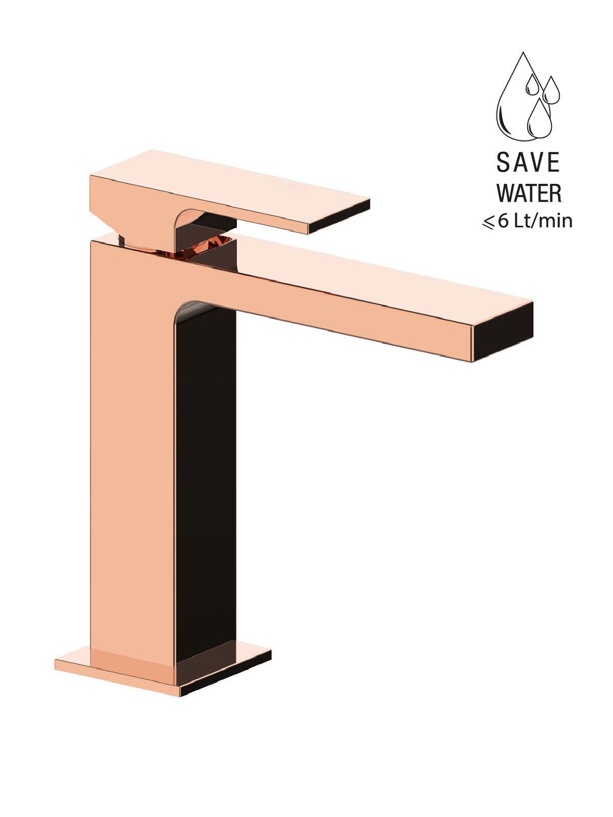 Однорычажный смеситель для раковины без слива Rubinetterie Frattini Vita Due ARCH-00022389 - Вид №10