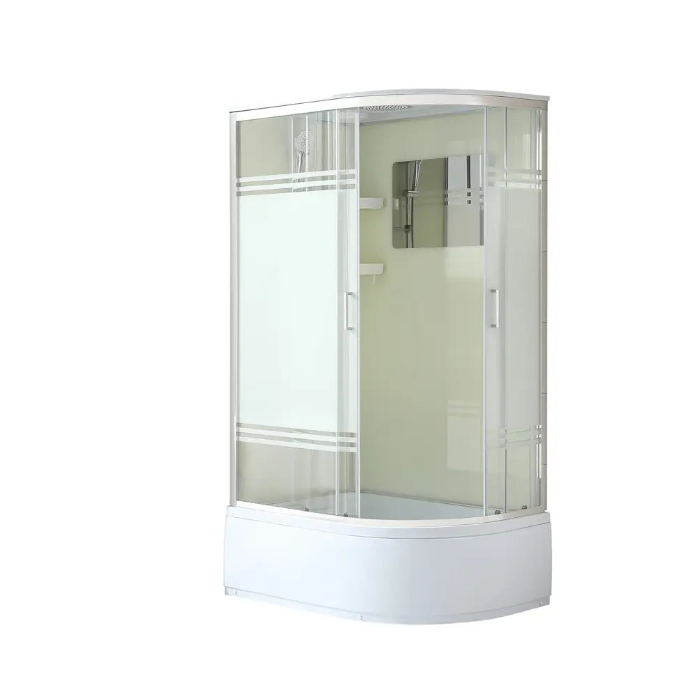 Душевая кабина Sensea Aurora левосторонняя высокий поддон 120x80 см STLM-2153624