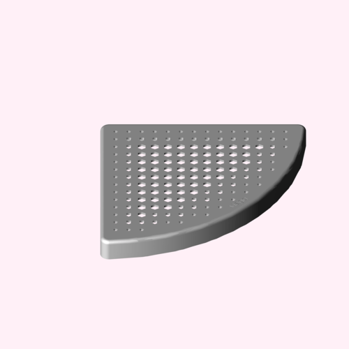 Канализационная арматура  Решетки  Треугольной формы (круглый) VIEGA 592 448 Модель 4973.40 Santreyd  - Вид №2