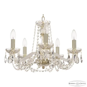 91901450 Люстра подвесная Bohemia ivele crystal 319538 319538 5 ламп 10 м² цвет золото STLM-1462374