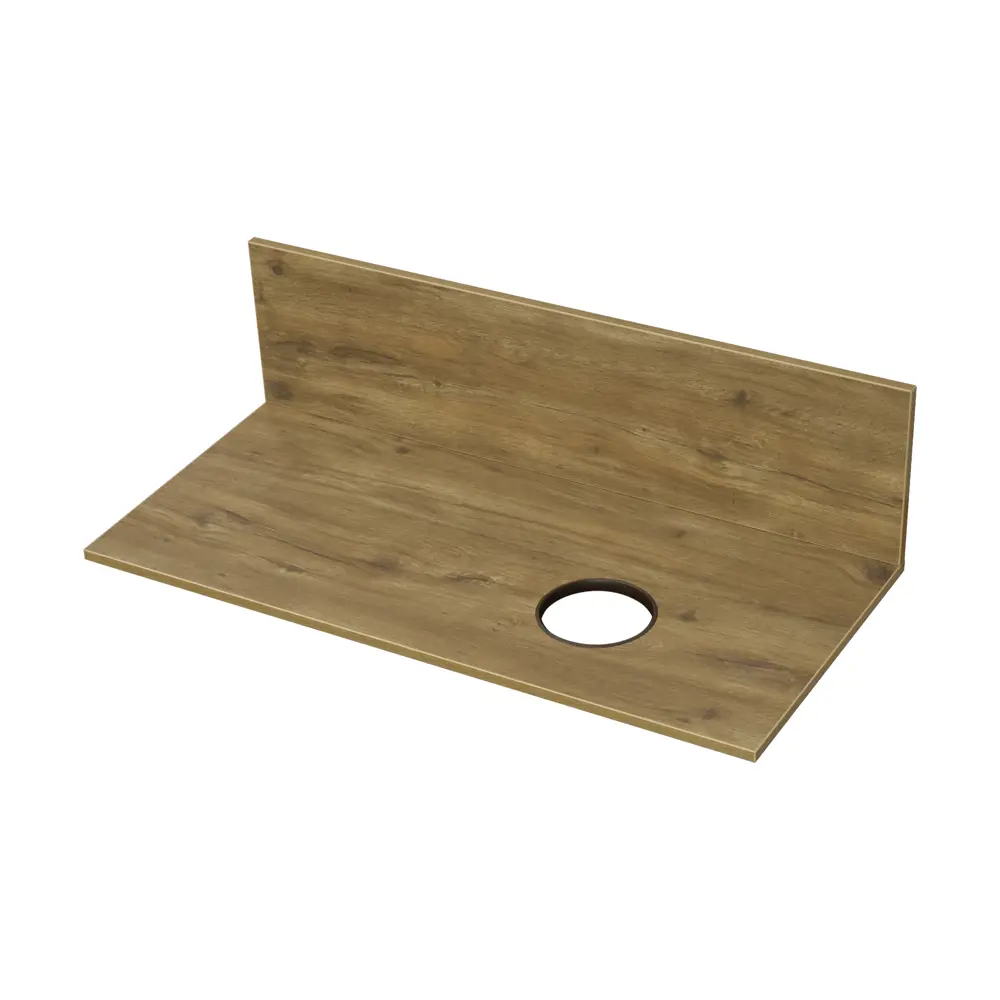 Столешница и панель Мишель 100 см, цвет дуб руст Santreyd STLM-2134818 - Вид №1