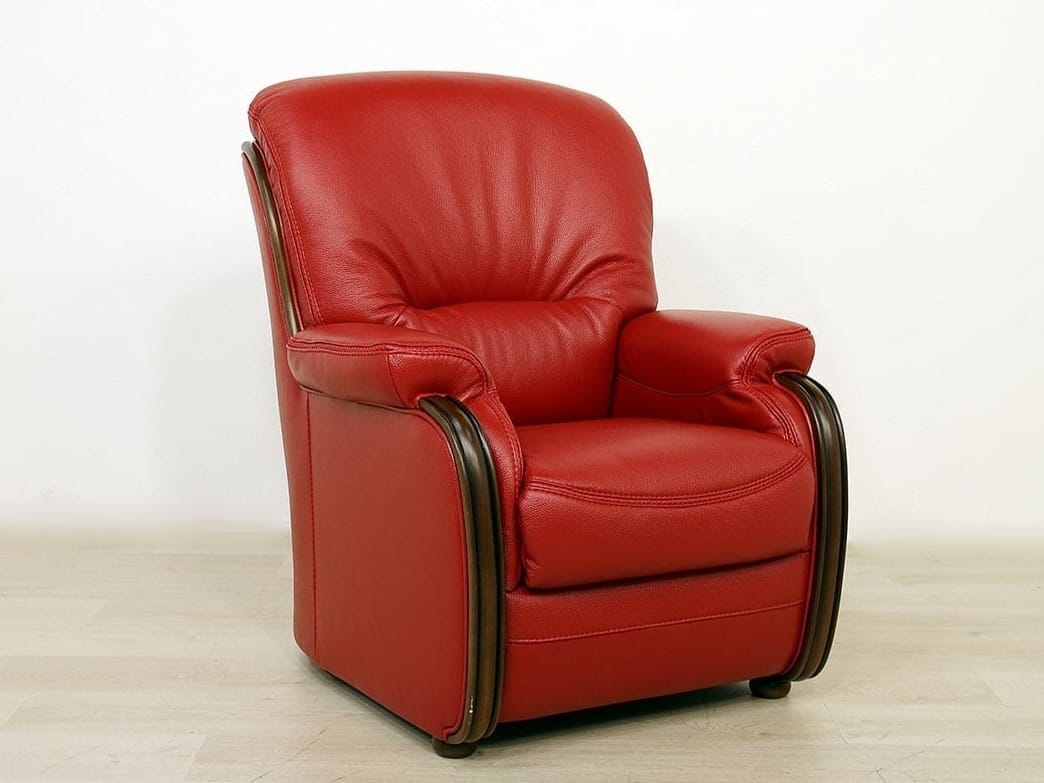 Кожаное кресло с подлокотниками VAMA BELLEPOQUE ARCH-00135049