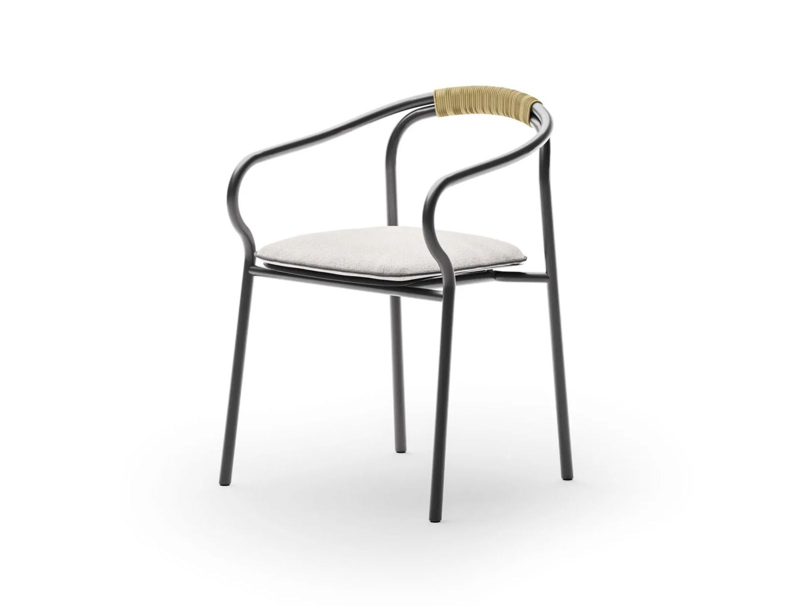 Алюминиевый садовый стул с подлокотниками Unopiù Salò ARCH-00071803 - Вид №3