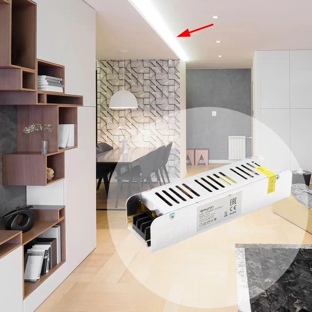 APEYRON Блок питания 60Вт 12В для светодиодного освещения 13576738 STLM-0003441 - Вид №8