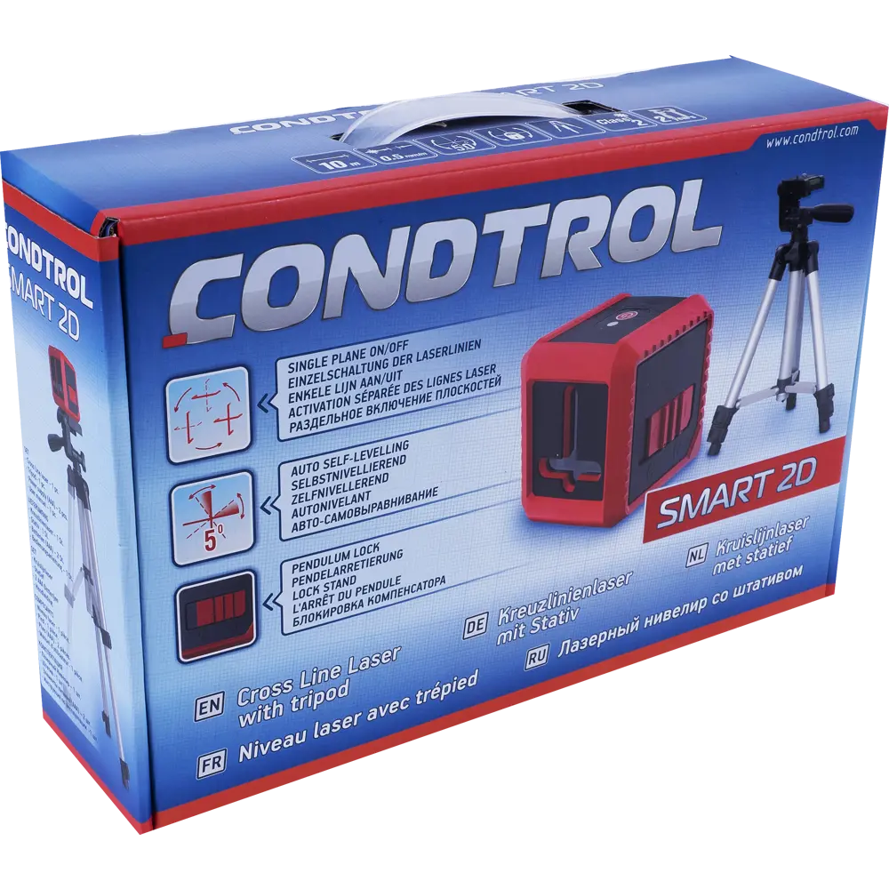 Condtrol Smart 2D — лазерный нивелир с самовыравниванием и штативом 82111143 STLM-0019299 - Вид №4
