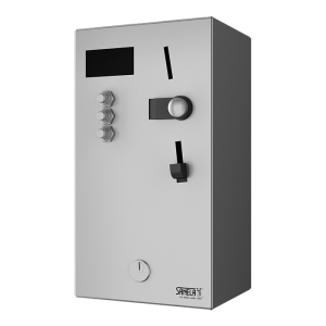 88015 Монетный и жетoнный автомат для 1 - 3 душей, прямое управление, выбор душа пользователем SANELA