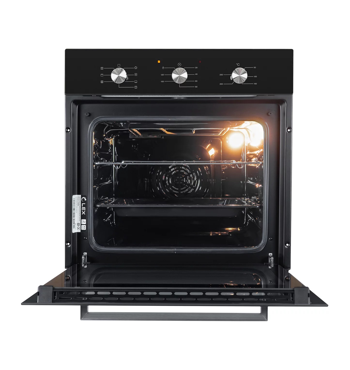 9903947 Электрический духовой шкаф LEX EDM 073 BL черный STDN-0082496 - Вид №1