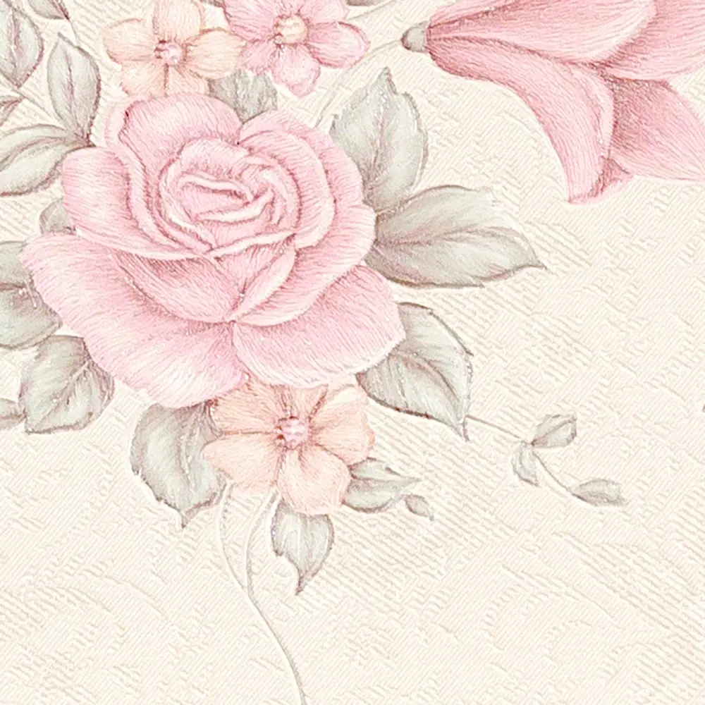 Обои флизелиновые Артекс Цветочная поляна розовые 1.06 м 10009-01 STLM-2032083 - Вид №1